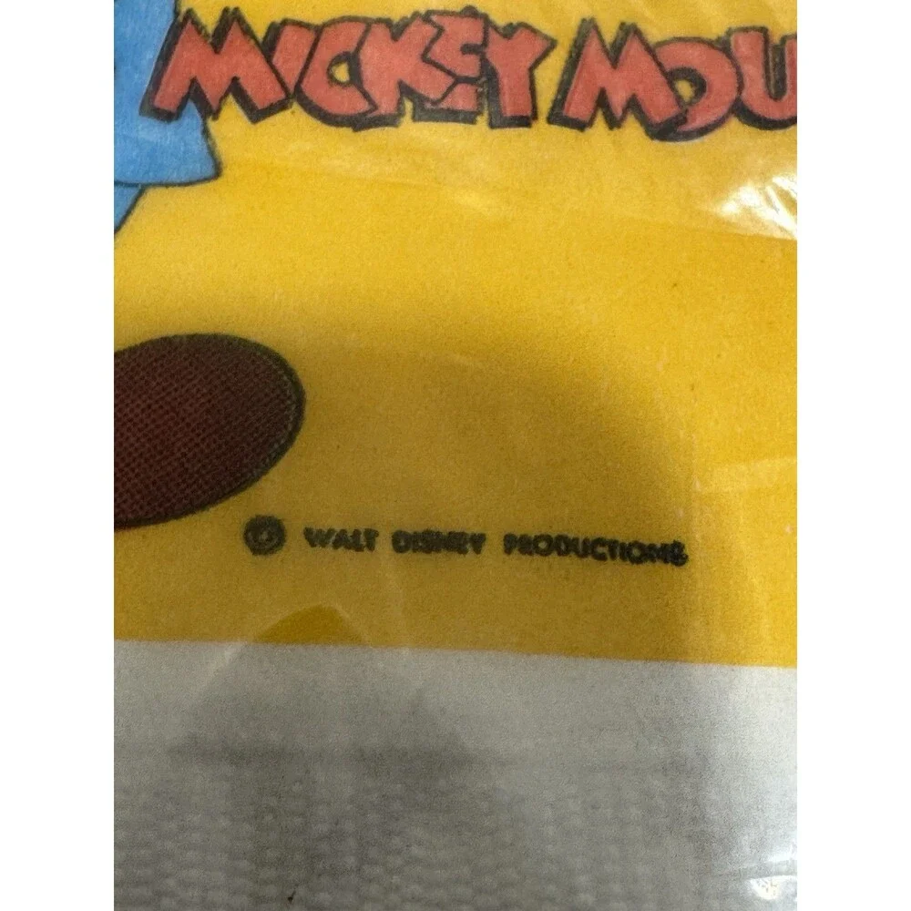 Lot of 2 vintage sealed packages Disney Mickey Mouse Happy Birthday napkins